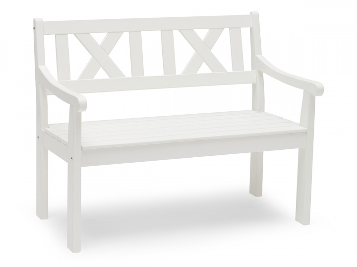 Läckö 2 sæder sofa - hvid i gruppen Udendørs møbler / Slap af / Bænke & Sofaer hos Sommarboden i Höllviken AB (1502777)