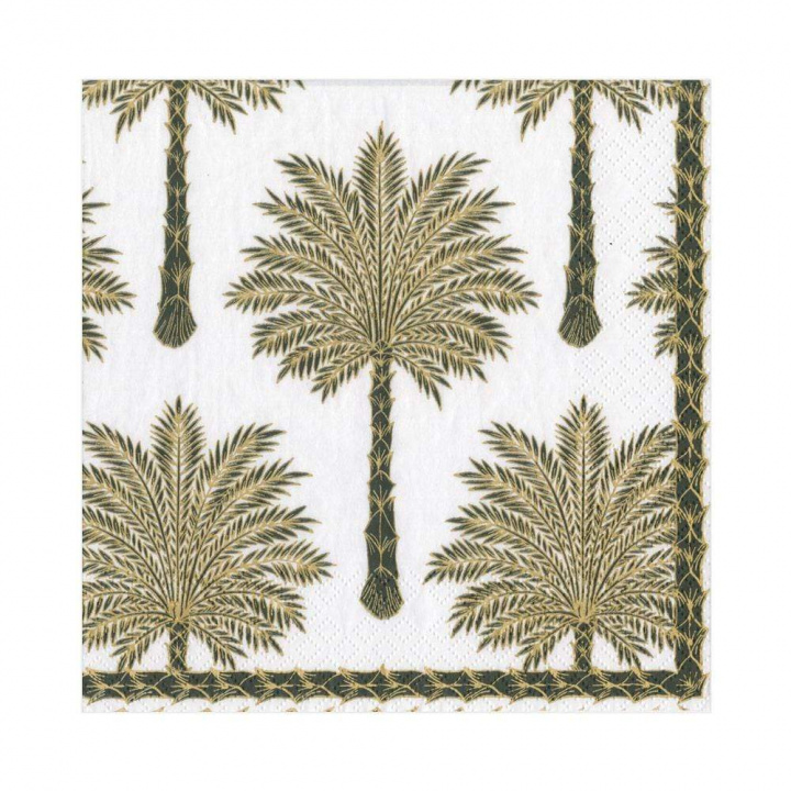 Grand Palms servietter, 20-pak i gruppen Indretning / Køkken & Dækning / Servering & Servietter hos Sommarboden i Höllviken AB (15932L)