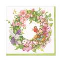 Spring Wreath servietter, 20-pak