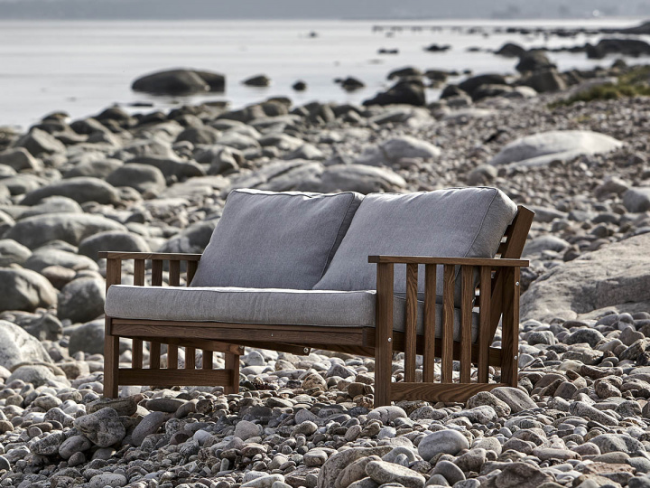 Gotland Sofa 3 Seater - Brown i gruppen Udendørs møbler / Slap af / Bænke & Sofaer hos Sommarboden i Höllviken AB (170344)