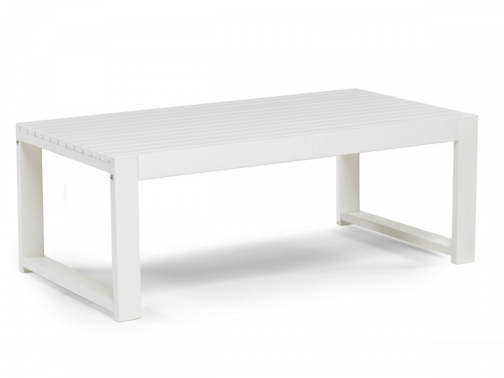 Gotland sofabord 120x60 H44 cm - hvid i gruppen Udendørs møbler / Bord / Sofabord & Sidebord hos Sommarboden i Höllviken AB (1761244)