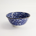 Botan Bowl Ø 14,8 H6,8cm - blå/hvid