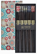 Nippon Floral spisepinde, 5-pack