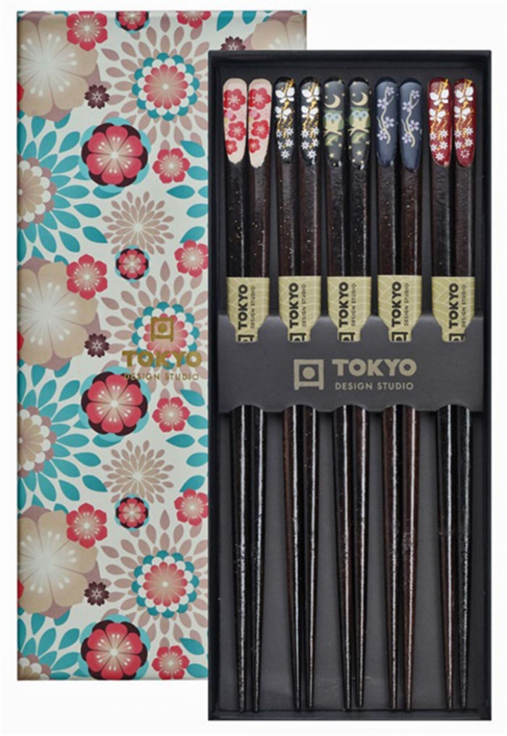 Nippon Floral spisepinde, 5-pack i gruppen Indretning / Køkken & Dækning / Servering & Servietter hos Sommarboden i Höllviken AB (17945-TD)