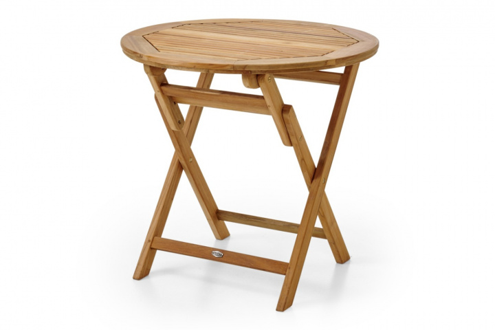 Torino spisebord ø 80 cm H 74 cm i gruppen Udendørs møbler / Materiale / Teakmøbler / Bord - Teakmøbler hos Sommarboden i Höllviken AB (1904)