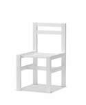 Stol aluminium - hvid