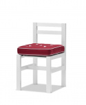 Stol aluminium - hvid