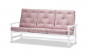 Sofa 3 -personers aluminium - Hvid