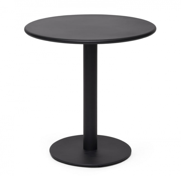 Näsby kaffebord Ø 70 H73 cm - sort i gruppen Udendørs møbler / Bord / Cafébord hos Sommarboden i Höllviken AB (2010101008)