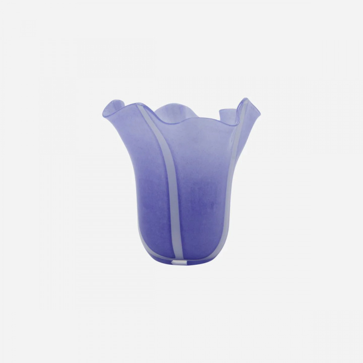 Loose vase H21 cm - blue i gruppen Indretning / Dekoration / Vaser hos Sommarboden i Höllviken AB (202106067-HD)