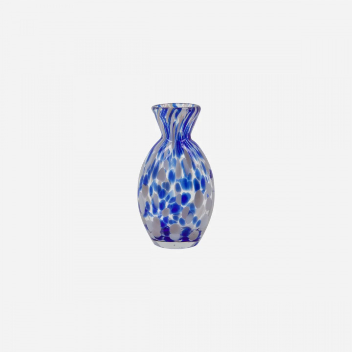 Mote vase H14,5 cm - blå i gruppen Indretning / Dekoration / Vaser hos Sommarboden i Höllviken AB (202106079-HD)