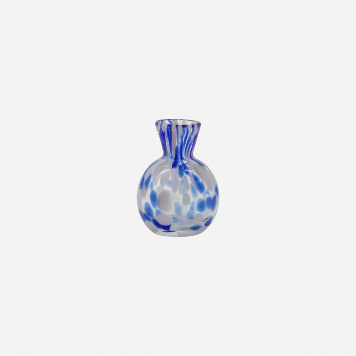 Mote vase H11 cm - blå i gruppen Indretning / Dekoration / Vaser hos Sommarboden i Höllviken AB (202106081-HD)