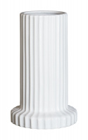 Stripe Vas - skinnende hvid
