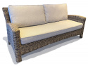 Dallas 2,5-personers sofa - natur/beige pude