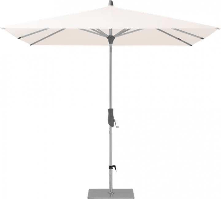 Alu -Twist parasol 2,4x2,4 m - Vanilla i gruppen Udendørs møbler / Solbeskyttelse / Parasoller hos Sommarboden i Höllviken AB (20400241171453)