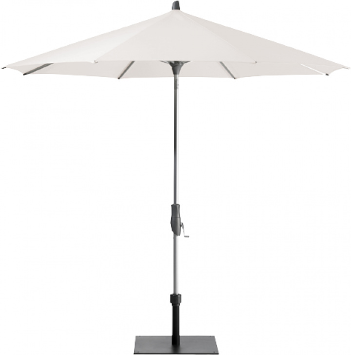 Alu -twist parasol Ø3 m - naturlig hvid i gruppen Udendørs møbler / Solbeskyttelse / Parasoller hos Sommarboden i Höllviken AB (20408300170404)