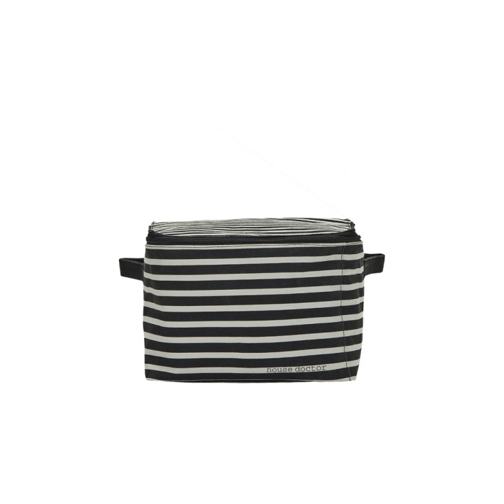 Canva opbevaringsboks, lille - black/off-white i gruppen Indretning / Dekoration / Hylder og opbevaring hos Sommarboden i Höllviken AB (205720011-HD)