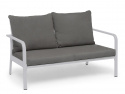 Hånger 2-personers sofa - hvid/gråbeige