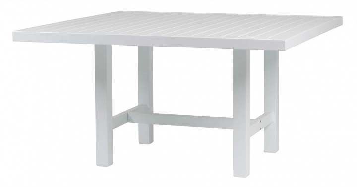 Tabel Aluminium - 124x122 cm - Hvid i gruppen Udendørs møbler / Materiale / Aluminiummøbler / Bord - Aluminiummøbler hos Sommarboden i Höllviken AB (2065-FF)