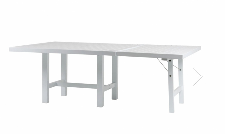 Tilsætning skive til aluminium Tabel 122 - Hvid i gruppen Udendørs møbler / Bord / Spisebord hos Sommarboden i Höllviken AB (2068-FF)