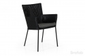 Clarita Frame stol - sort/grå pude