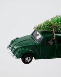 Mini Xmas Car juledekoration - grøn