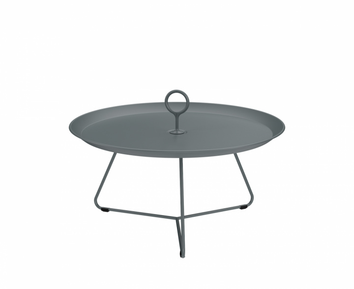 EYELET bakkebord Ø70 - dark grey i gruppen Udendørs møbler / Materiale / Aluminiummøbler / Sofabord & Sidebord - Aluminiummøbler hos Sommarboden i Höllviken AB (20903-2650)