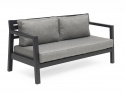 Stoltö lounge sofa - grå/grå pude