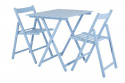Dingle tabel 80x60 h72 cm - blå