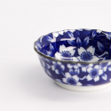 Dami Sakura Bowl Ø 9 cm - blå/hvid