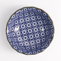 Sashiko skål Ø 9 cm - blå/hvid