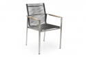 Gotland Frame stol - rustfrit stål/teak