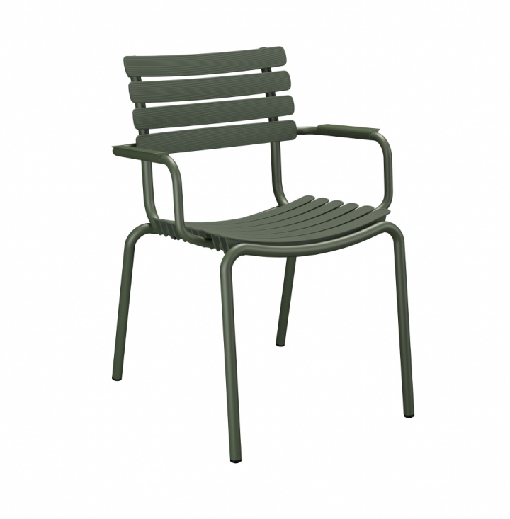 Genklipper spisestole - olivengrøn/olivengrøn i gruppen Udendørs møbler / Materiale / Aluminiummøbler hos Sommarboden i Höllviken AB (22302-2727-27)