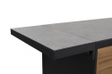Fornax hylde 71x30 cm - sort/grå