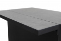 Fornax hylde 139x30 cm - sort/grå
