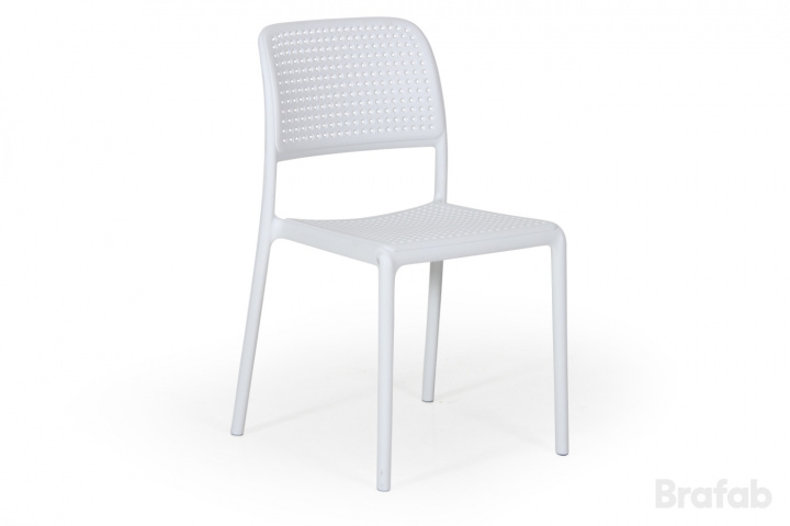 Bora Bistrot Stack Chair - White i gruppen Udendørs møbler / Altanmøbler / Hotel og restaurant hos Sommarboden i Höllviken AB (243WH)