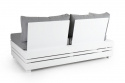 Ambon 2 -sæder, der slutter H M Pushion Buildable - White/Pearl Gray