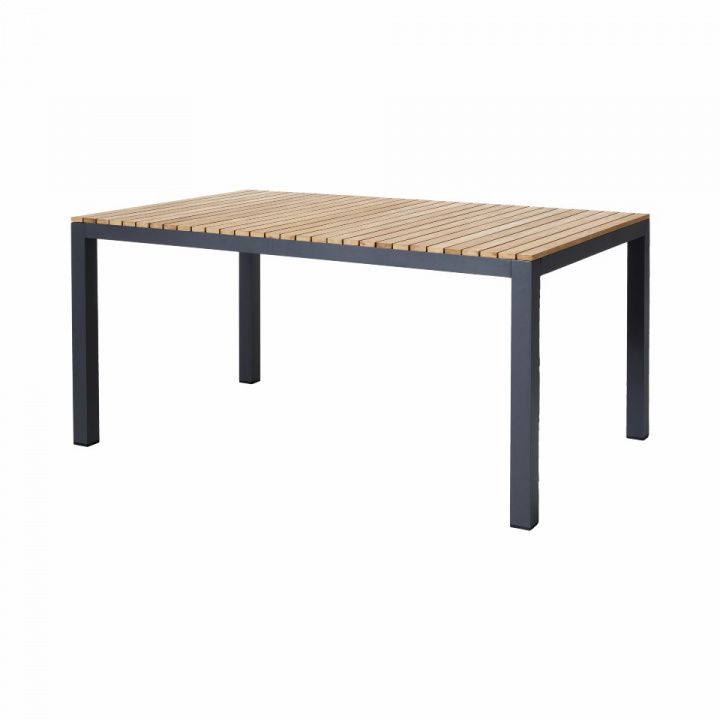Humør Ekstrem have Tabel 167.5x100 - Antracit/teak i gruppen Udendørs møbler / Materiale / Teakmøbler / Bord - Teakmøbler hos Sommarboden i Höllviken AB (2559022-CI)