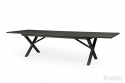 Hillmond spisebord udvides 240/310x100 cm - Matte sort