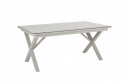Hillmond spisebord udvides 166/226x100 H73 cm - Khaki/Terrazzo Beige