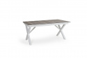 Hillmond spisebord udvides 166/226x100 cm - hvid/natur