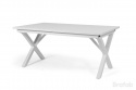 Hillmond Spisebord Udvidelig 160/220x100 cm - Matte hvid