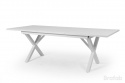 Hillmond Spisebord Udvidelig 160/220x100 cm - Matte hvid