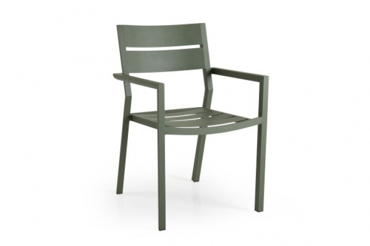 Delia Frame Chair - Moss Green i gruppen Udendørs møbler / Materiale / Aluminiummøbler hos Sommarboden i Höllviken AB (2651-31)