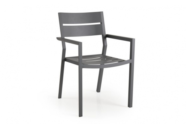 Delia Frame Chair - Anthracite i gruppen Udendørs møbler / Materiale / Aluminiummøbler hos Sommarboden i Höllviken AB (2651-73)