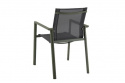 Delia Frame Chair - Moss Green/Black Textilene