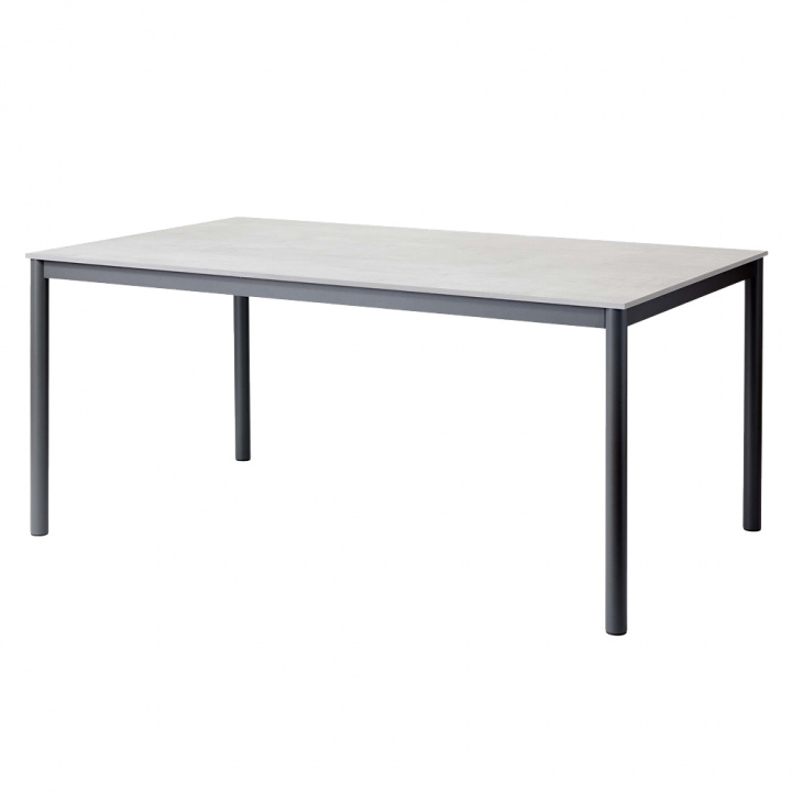Mood havebord 167,5x100 H74 – stenlook/antracit i gruppen Udendørs møbler / Bord / Spisebord hos Sommarboden i Höllviken AB (2659033-CI)