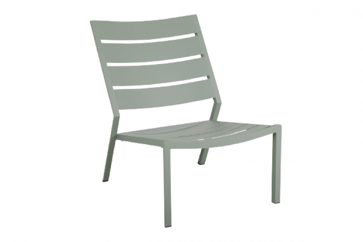 Delia Relax Chair - Dusty Green i gruppen Udendørs møbler / Materiale / Aluminiummøbler / Stole - Aluminiumsmøbler hos Sommarboden i Höllviken AB (2671-32)
