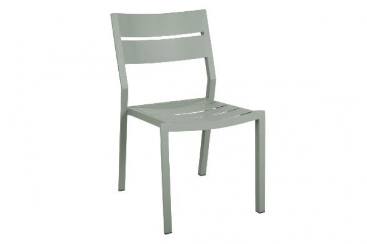 Delia spisestol - Dusty Green i gruppen Udendørs møbler / Materiale / Aluminiummøbler / Stole - Aluminiumsmøbler hos Sommarboden i Höllviken AB (2681-32)
