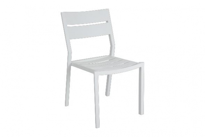 Delia spisestol - hvid i gruppen Udendørs møbler / Materiale / Aluminiummøbler hos Sommarboden i Höllviken AB (2681-50)